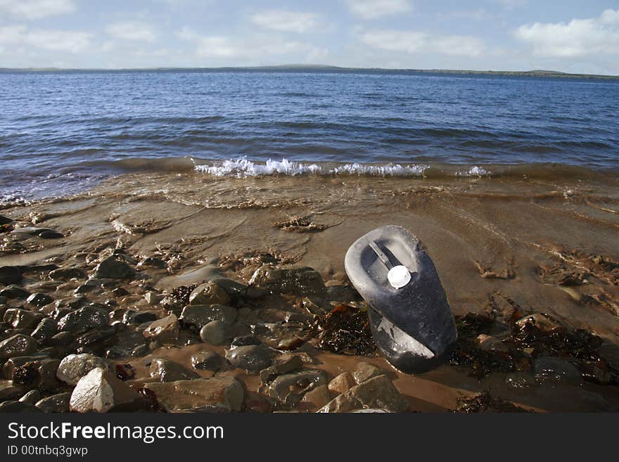 The waste that washes up on our coastline. The waste that washes up on our coastline