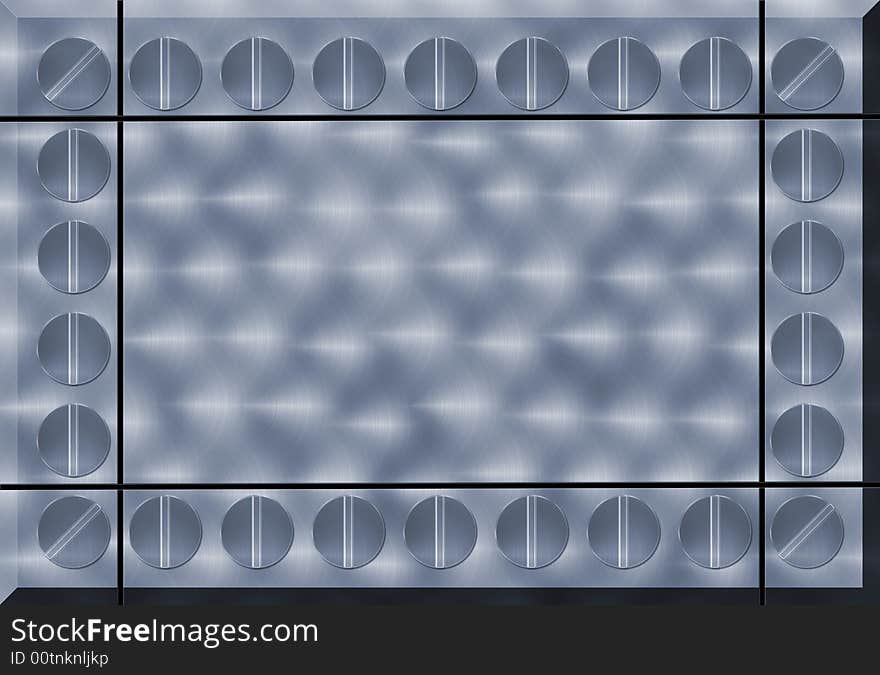 Illustration of a silver-blue brushed metal abstract background. Illustration of a silver-blue brushed metal abstract background