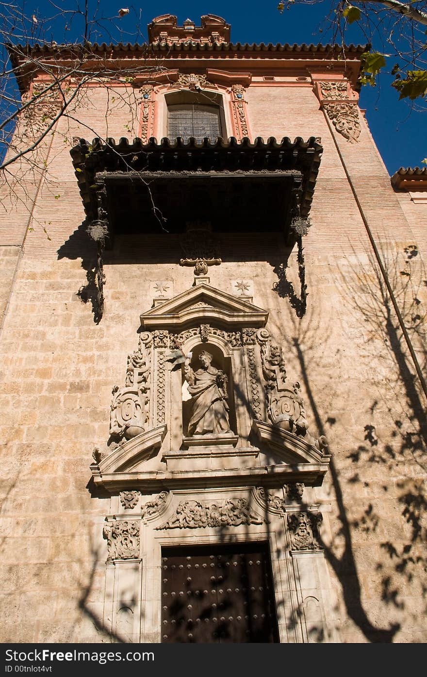 Architectural Detail of Seville cathedral