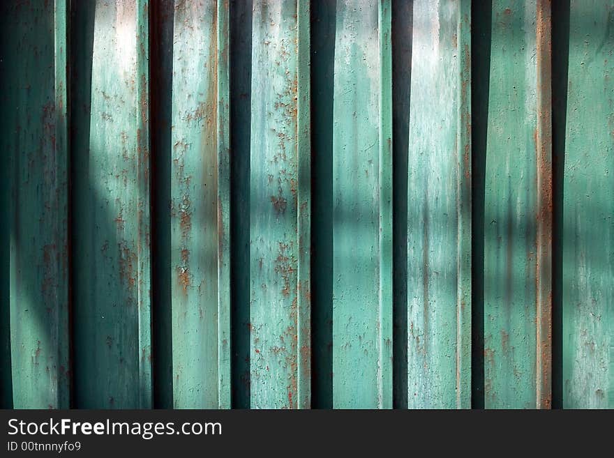 Texture metal fencing