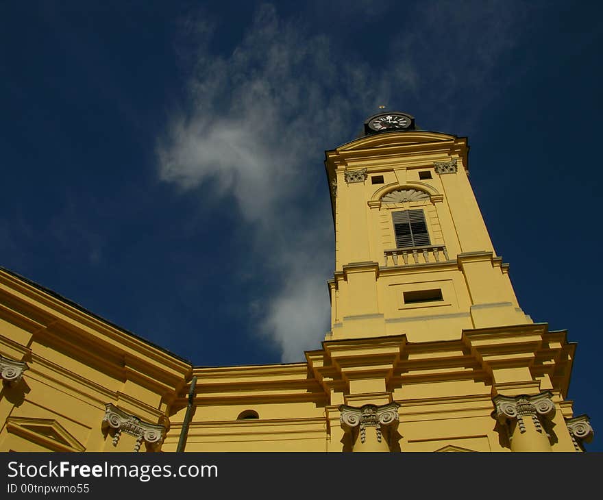 Horologium in Debretsen town (Hungary)