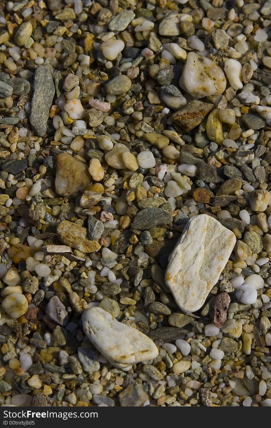 Stoney beach detail