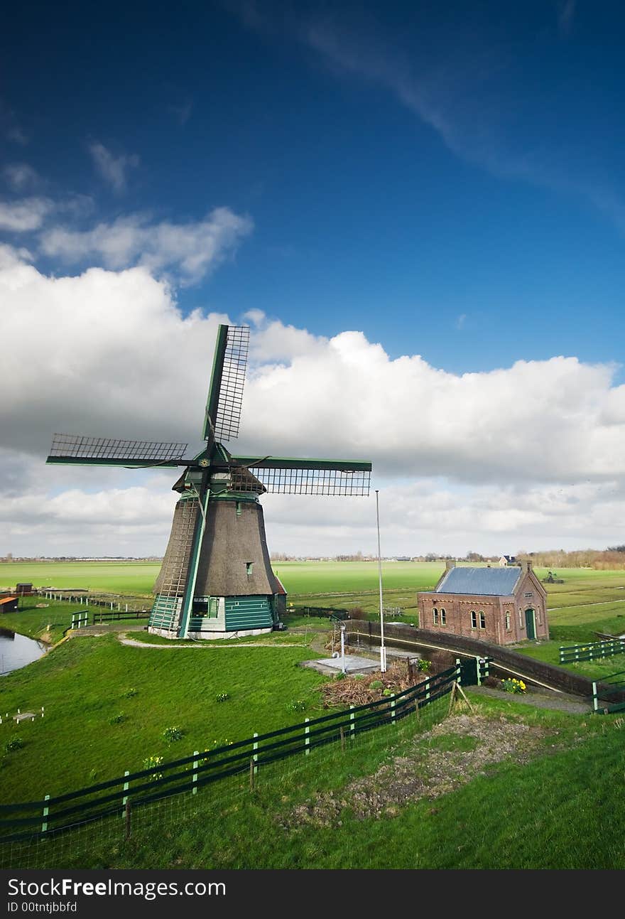 Windmill landscape