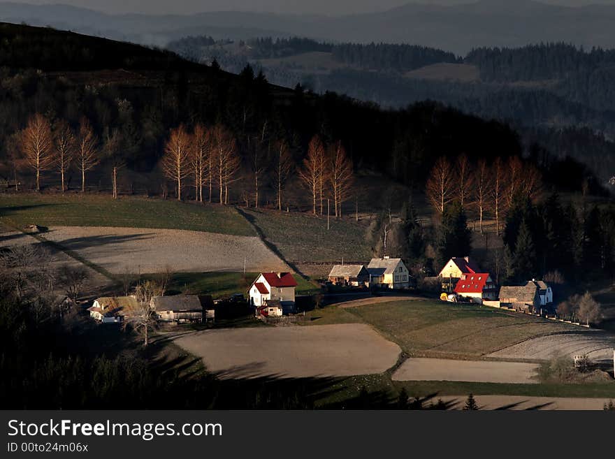 Farms In The Mountain