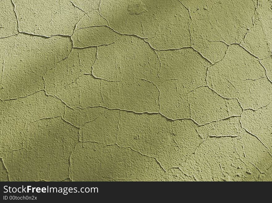 Dried greenish texture with cracks