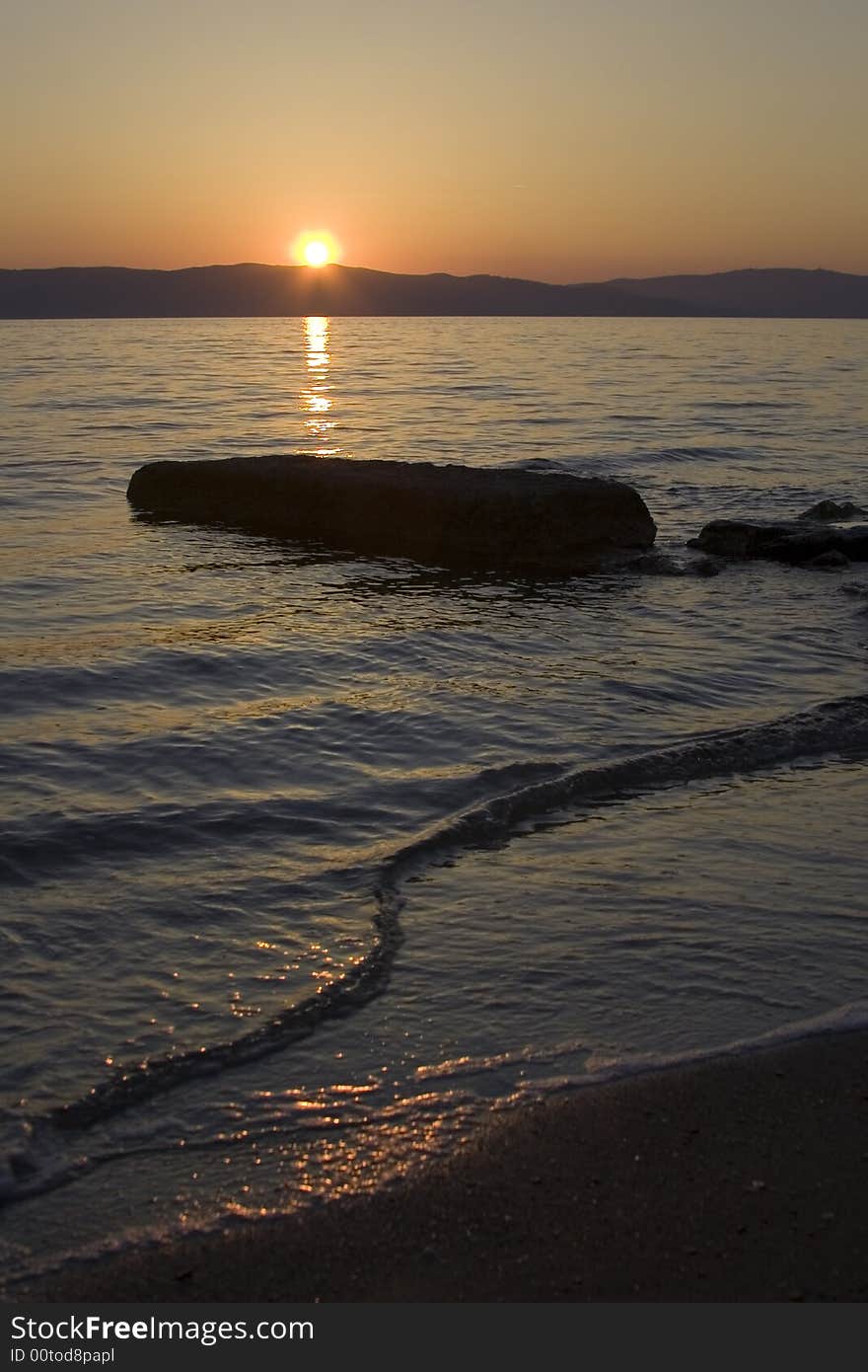 Sunset At Karistos