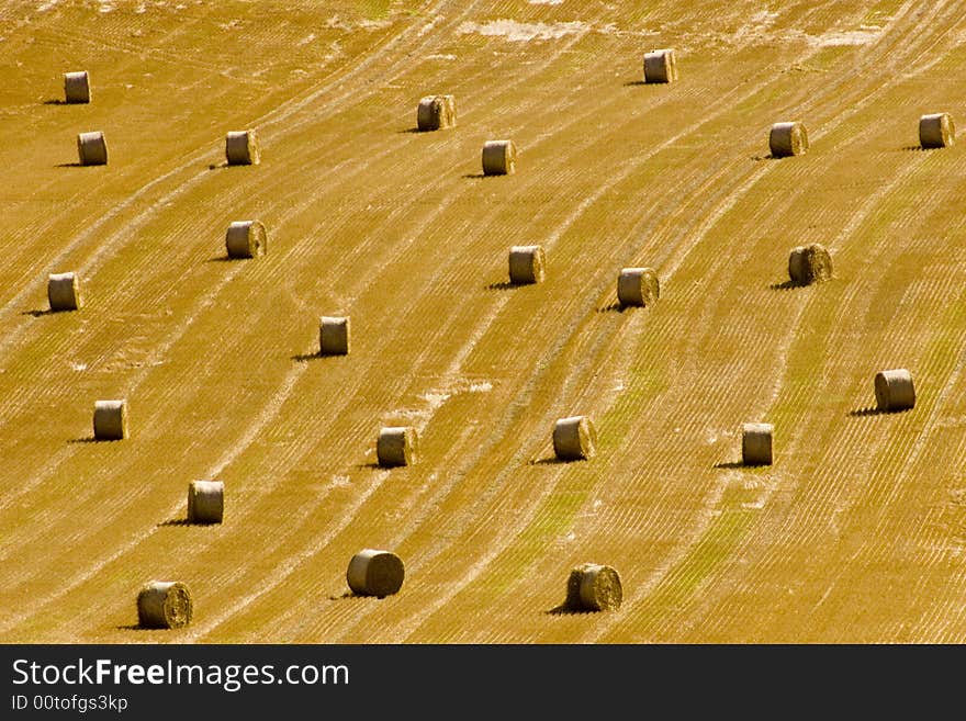 Straw bales