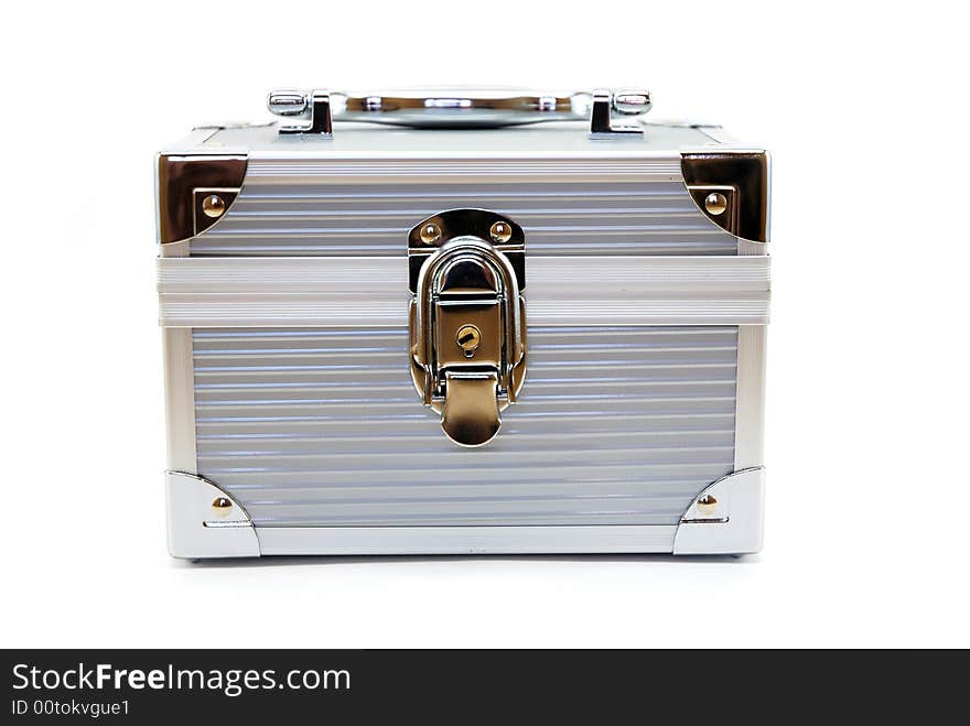 Beauty chest on white background