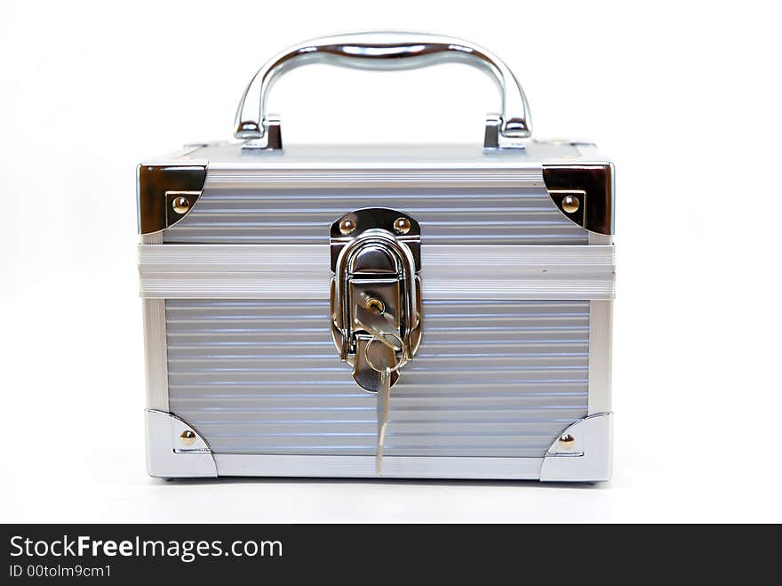 Beauty chest on white background