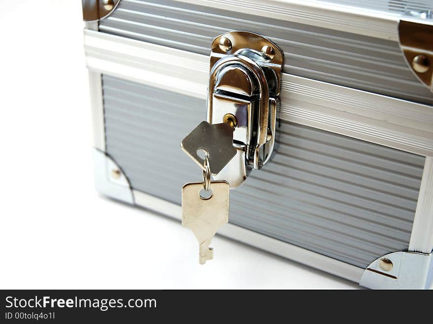 Beauty chest on white background