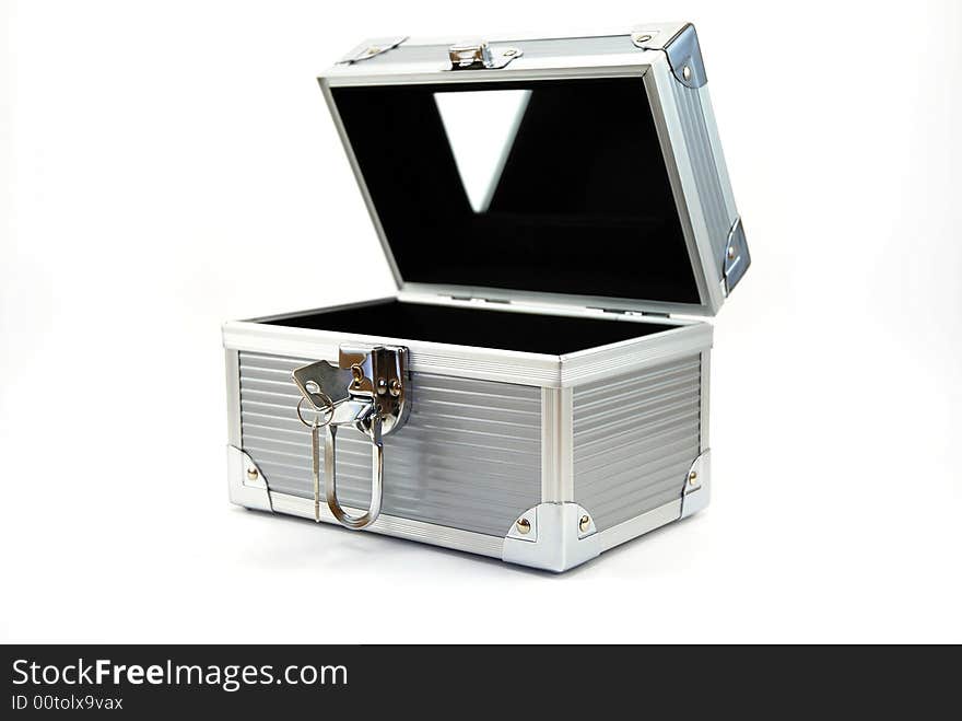 Beauty chest on white background