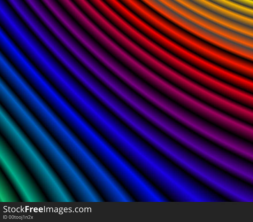 Bright rainbow color fractal infinite bars. Bright rainbow color fractal infinite bars