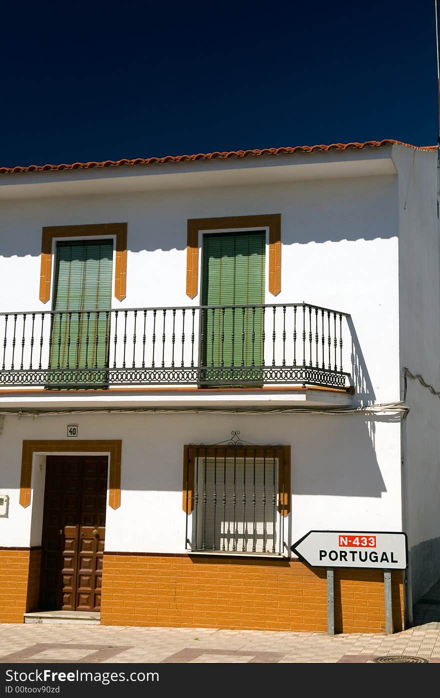 House of Rosal de la frontera, Analucia, Spain