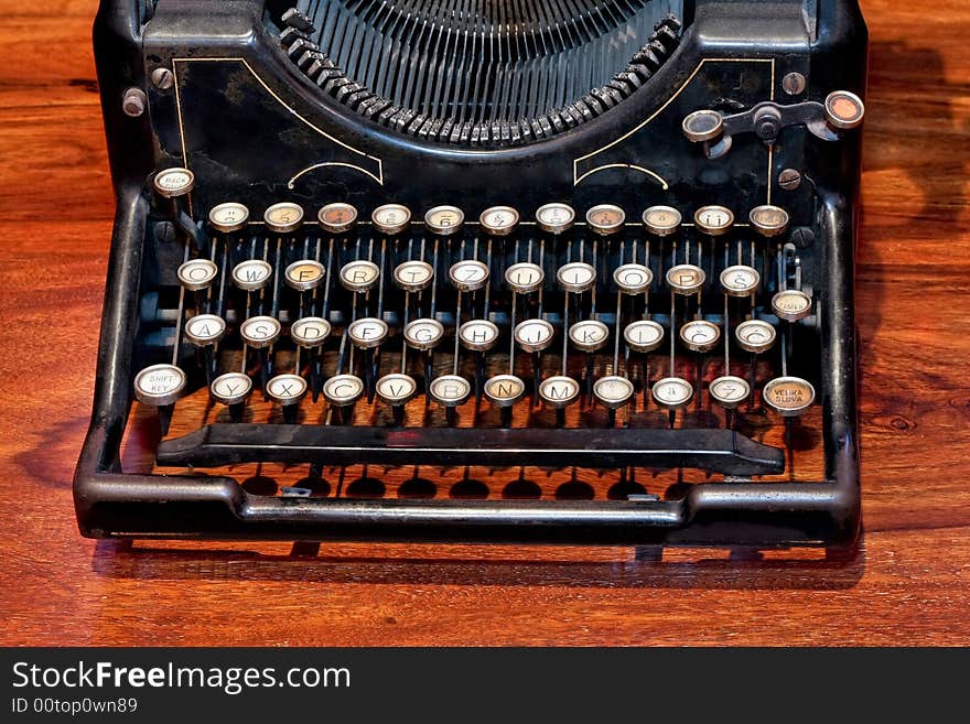 Typewriter keyboard