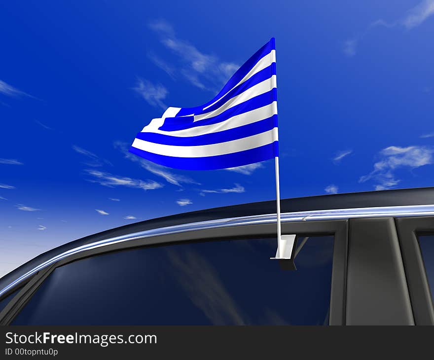 Car Flag