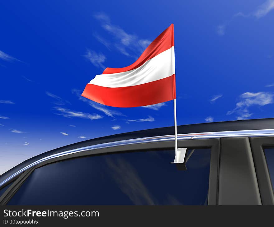 Car flag