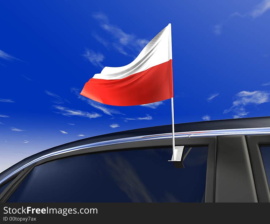 Car flag