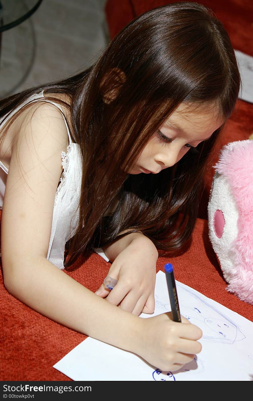 Girl Writing