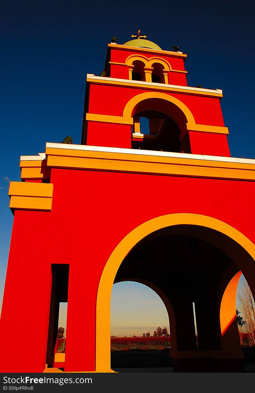 Renovated Mission Bell Tower at St. Anne's Church