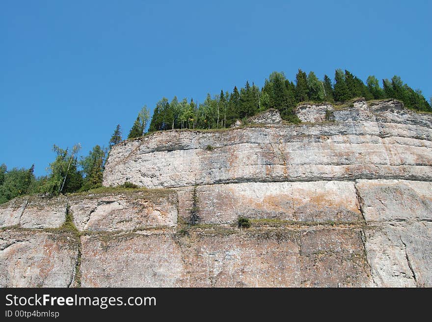 Ancient church hight in mountains