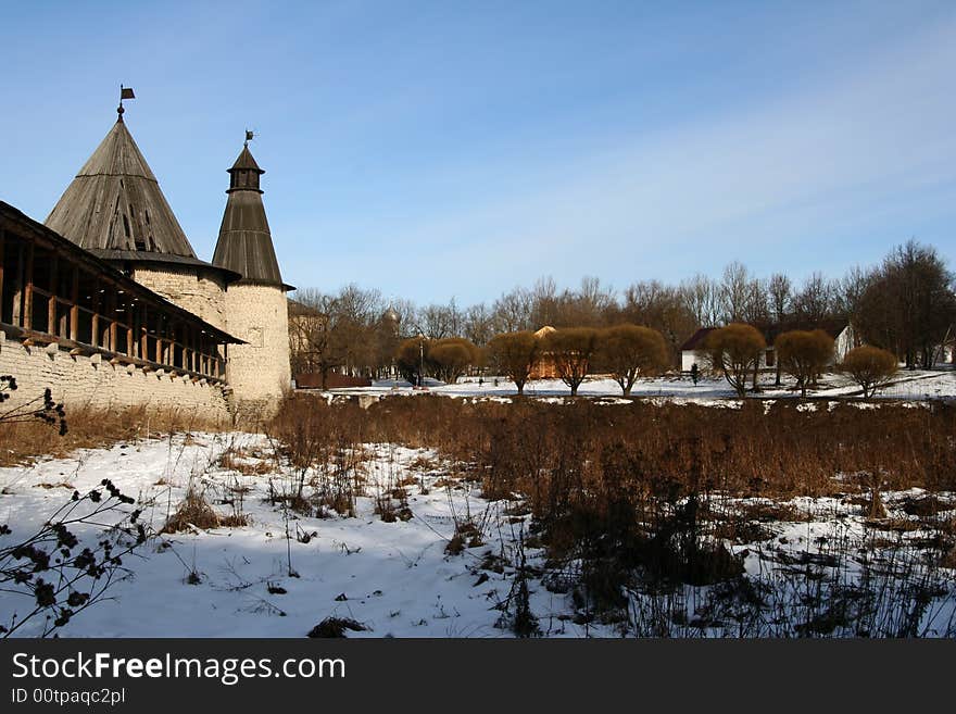 Russian stronghold in winter 2008