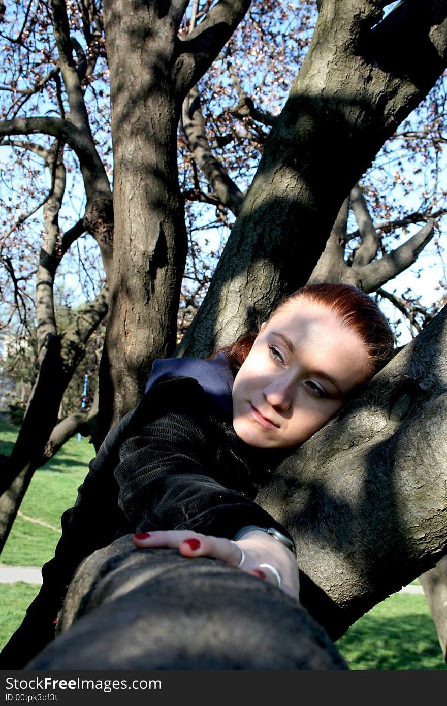 Girl In A Tree