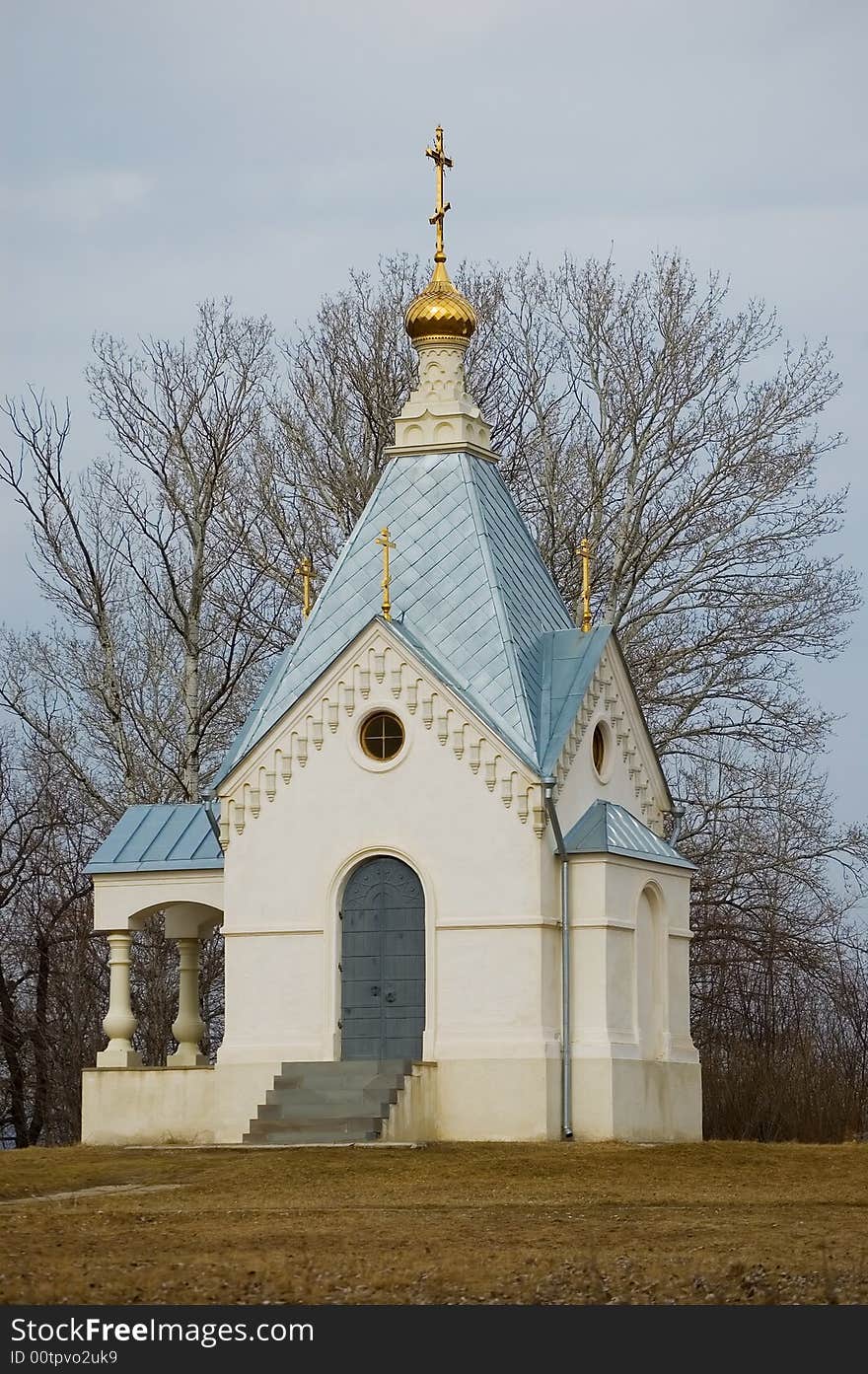 Small Cossack chapel. Starocherkassk. Russia