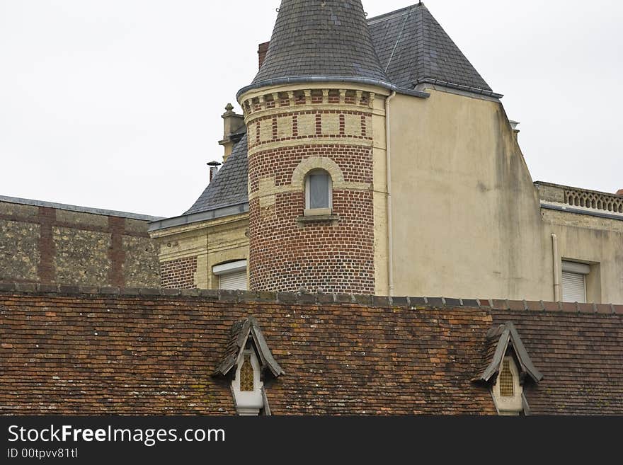 Elegant Chateau near Jumieges in Normandy France. Elegant Chateau near Jumieges in Normandy France