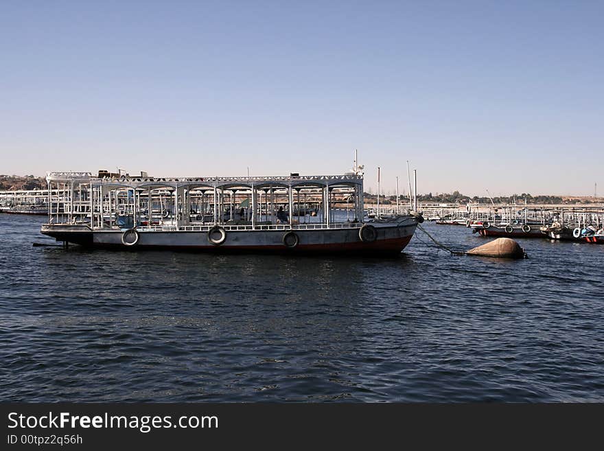 Ferry to temple of Philae.