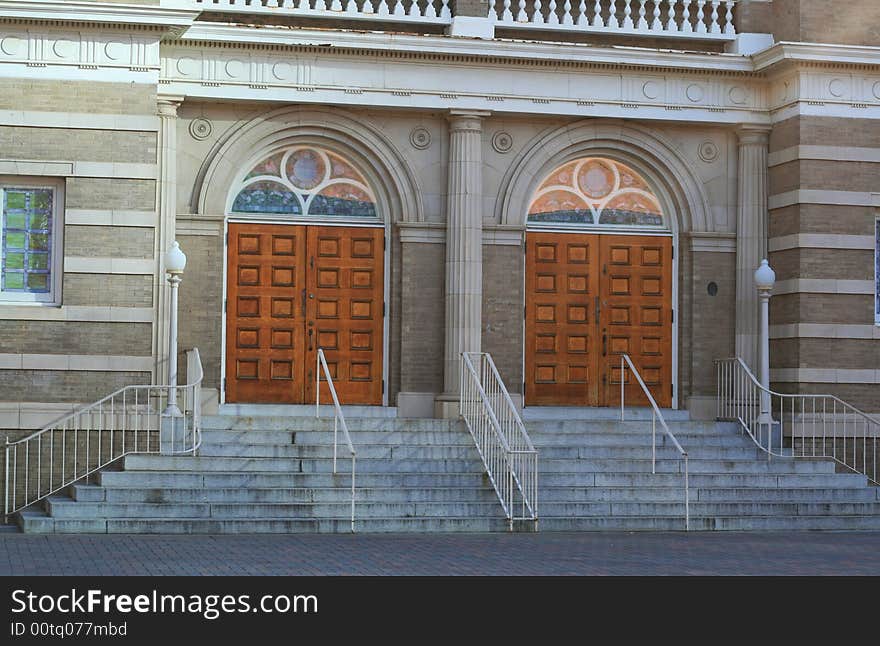 A set of two church doors