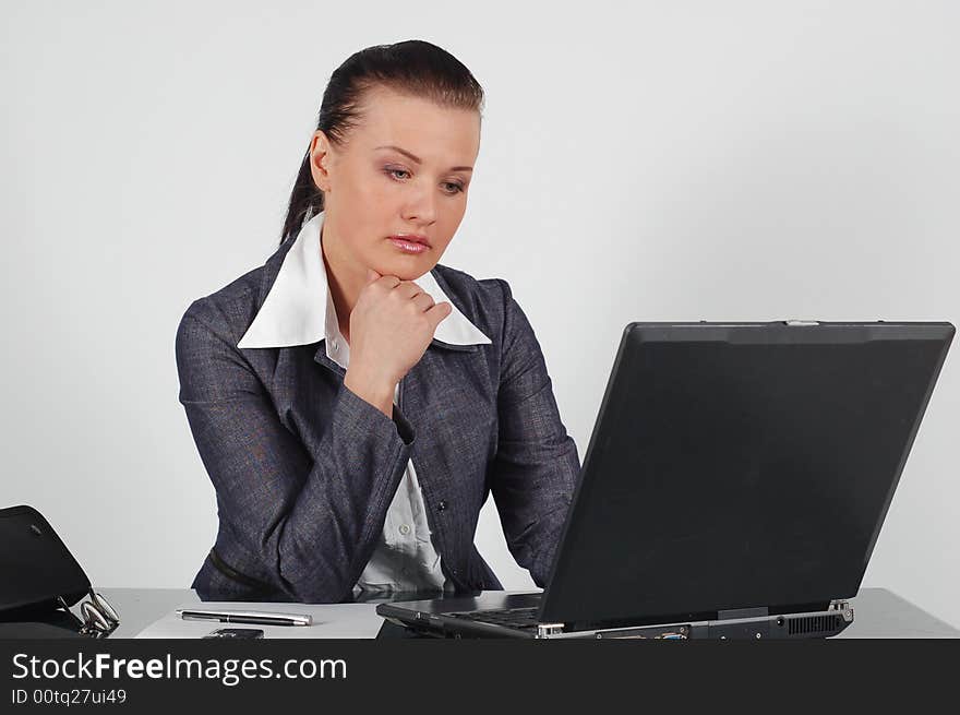 Businesswoman With Laptop