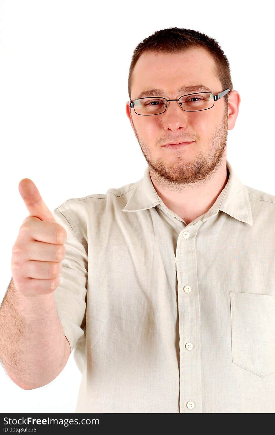 Businessman With Thumb Up