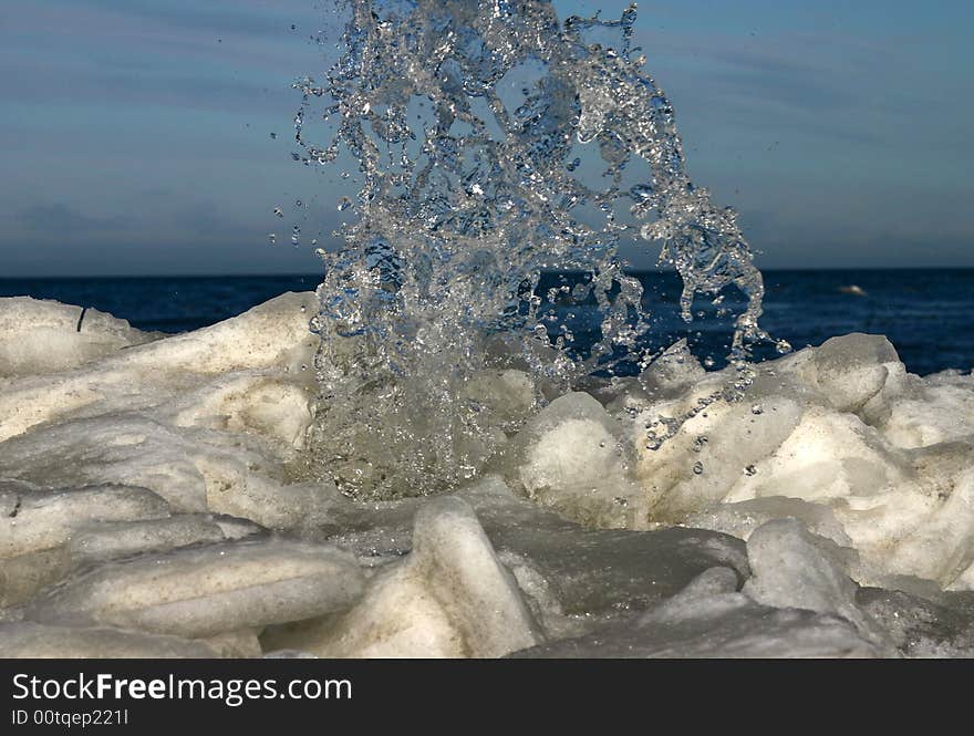 Shower On Ice