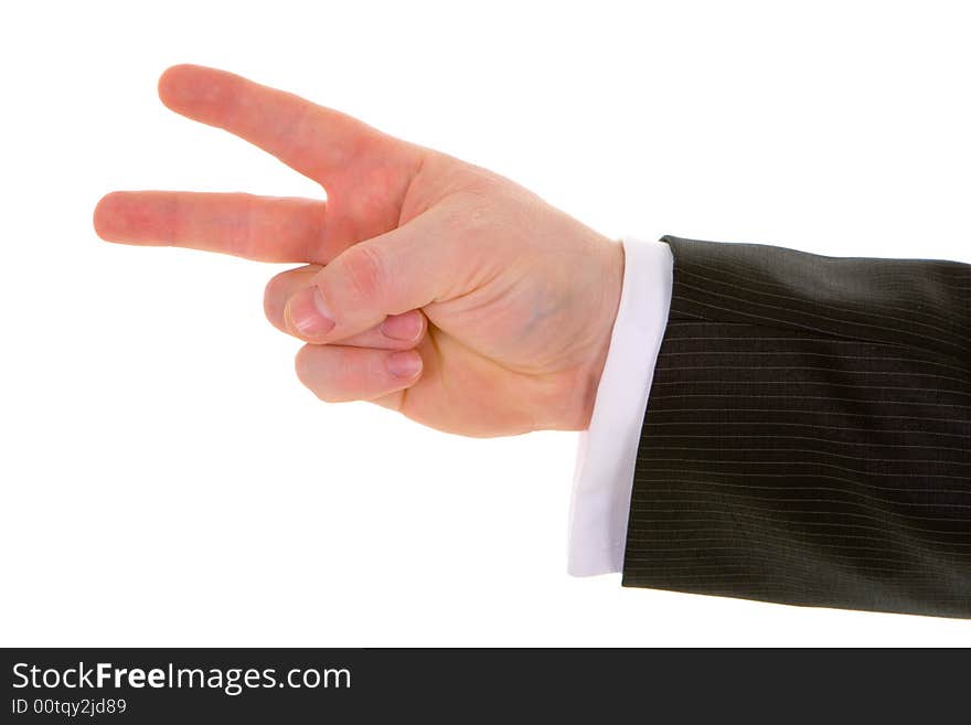 Male hand gesture