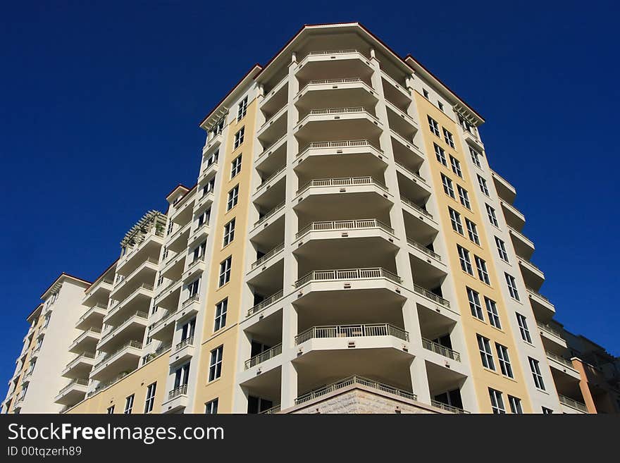 Modern art deco architecture in south florida