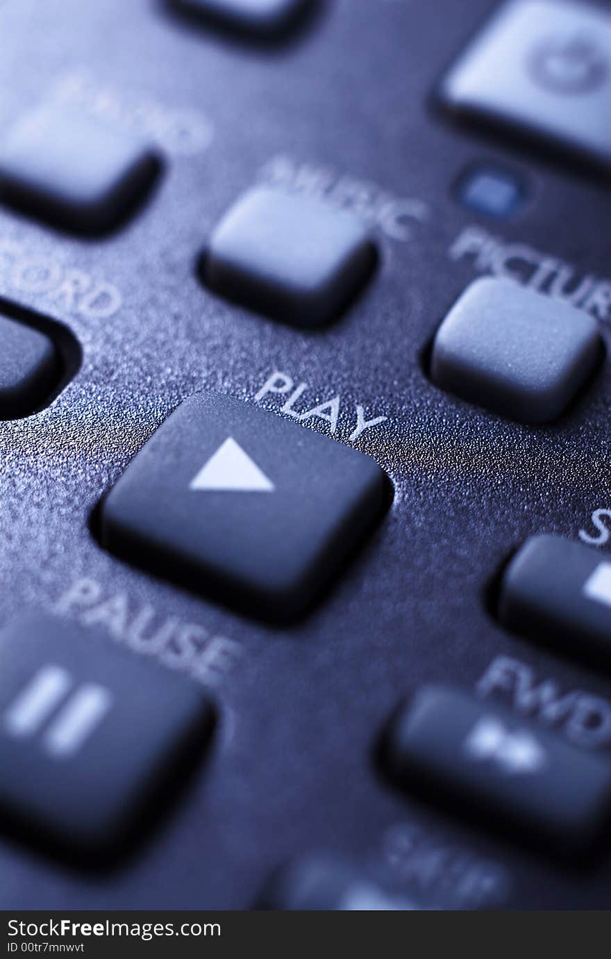 A Closeup Of A Remote Control