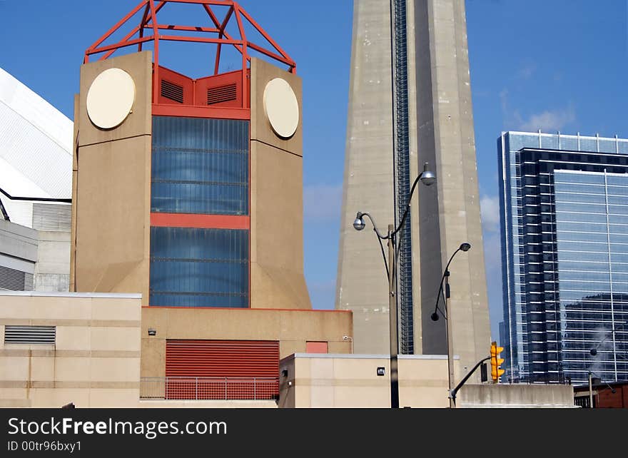 Colors and shapes of downtown Toronto