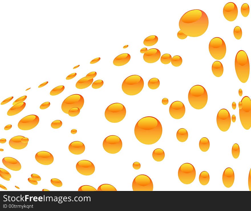 Illustration of abstract background with bubble