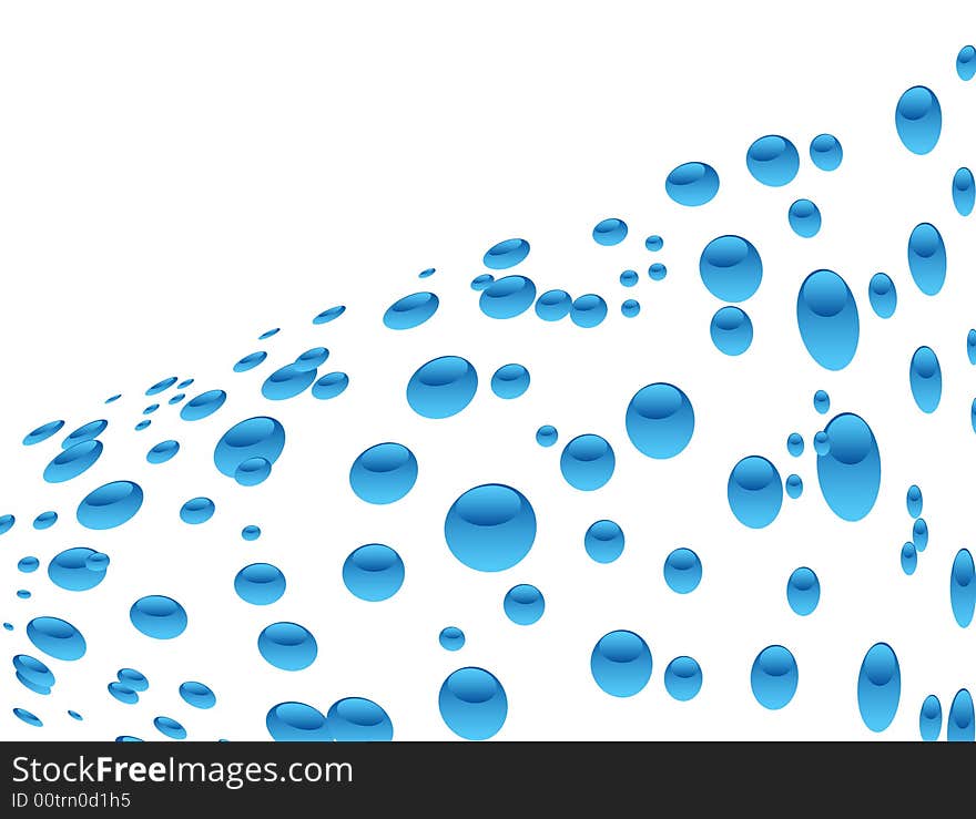 Illustration of abstract background with bubble