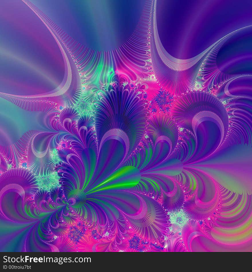 Abstract background in blue,pink and green colors