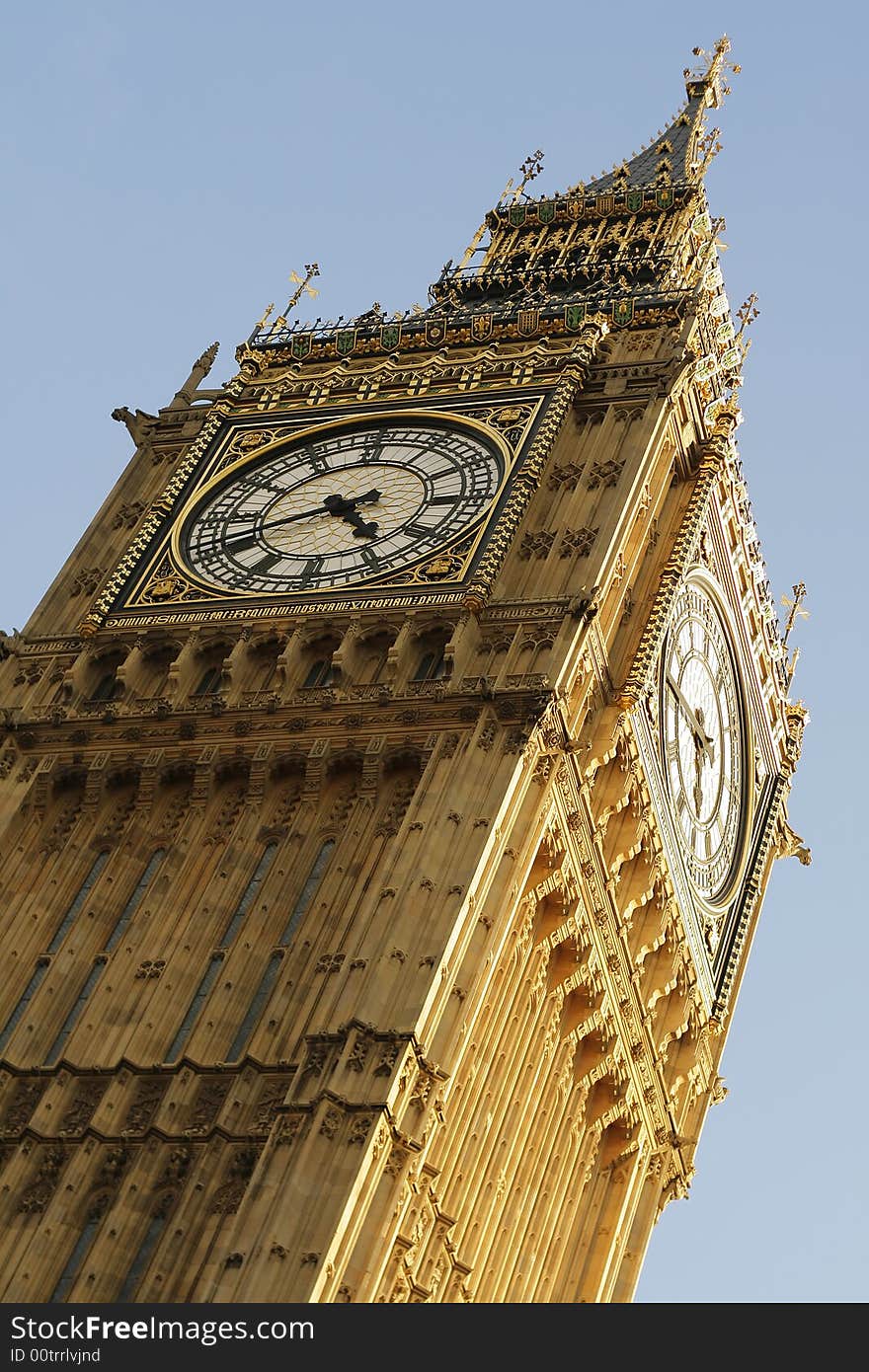 Big Ben in London, Westminster Clock Tower.