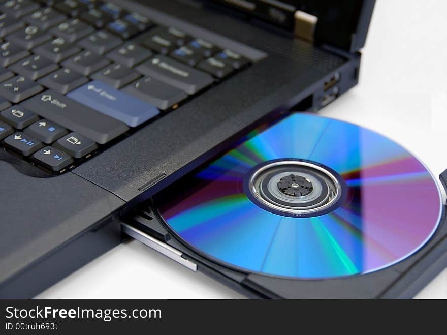 Modern Black Notebook Computer