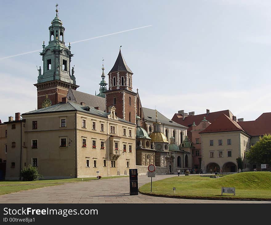 Wawel Castle. Krakow. Poland. Medieval history memorial