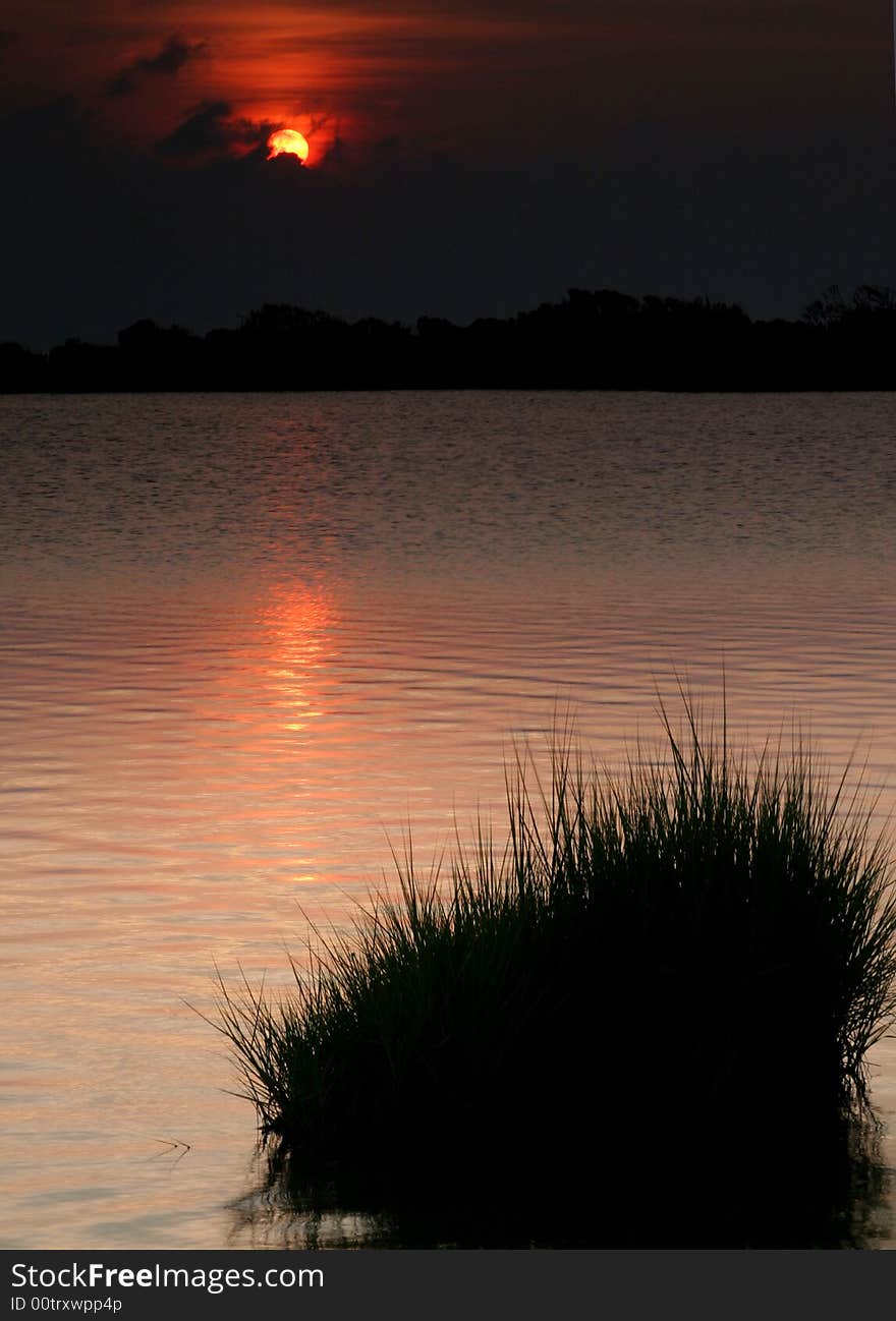 This was a photo atken on the sound side near Buxton, NC near sunset. This was a photo atken on the sound side near Buxton, NC near sunset.