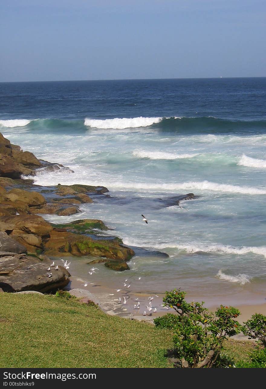 Bondi Beach in Sydney, Australia.