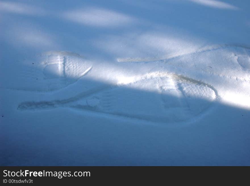 Snowshoe traces