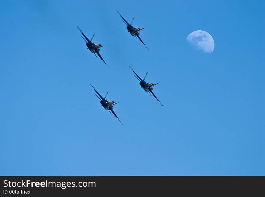 Blue Angels F/A-18 Aerobatic Team