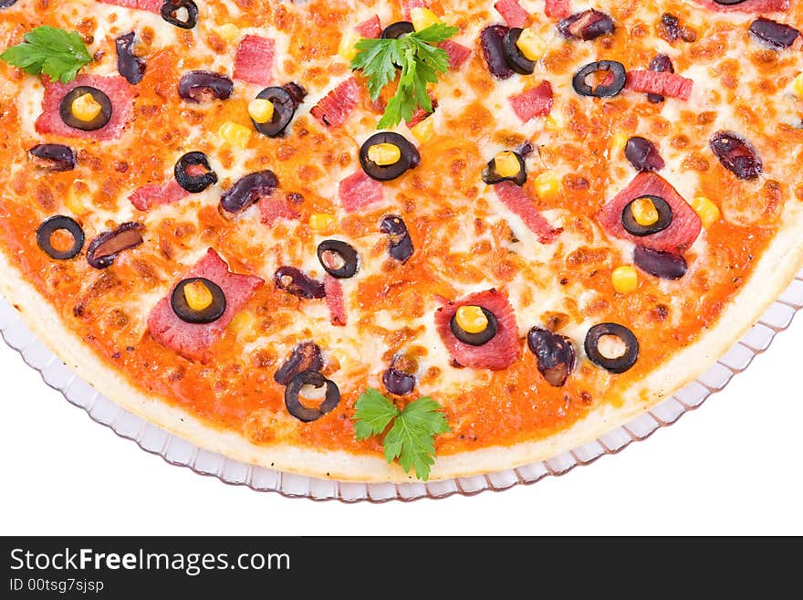 Photo of a part of Beef Pizza