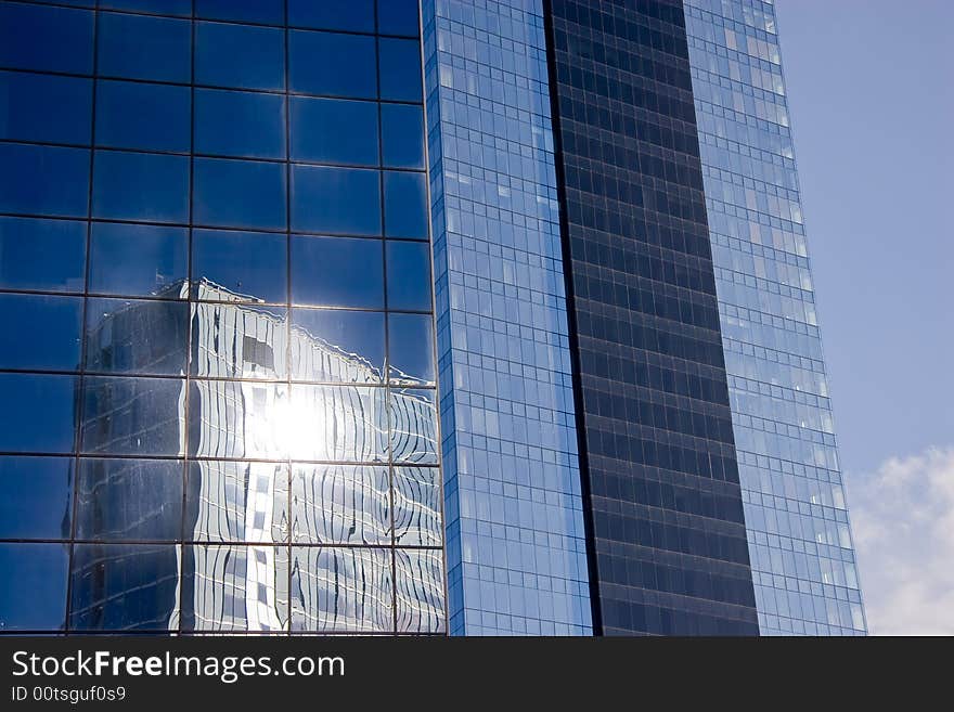 One tall business center in Tallinn downtown. One tall business center in Tallinn downtown