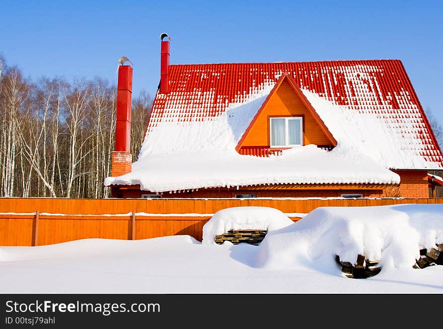 Country villa,at the environs of moscow . Photo by Toneimage in China,a photographer living in Beijing.